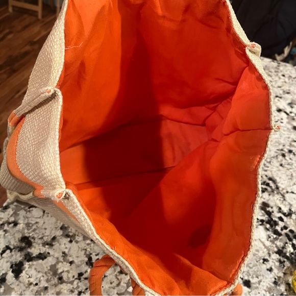 Escada Raffia Butterfly Rope Handle Tote Bag - Picture 3 of 11